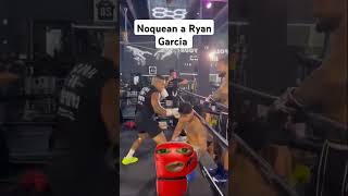 Ryan García noqueado entrenando boxing boxeo ryangarcia boxeomundial boxeomexicano [upl. by Auginahs]