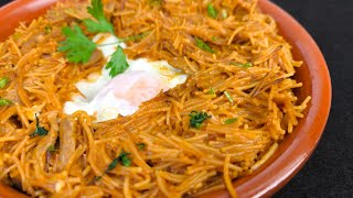 Los fideos tostados más fáciles rápidos y ricos 😋 [upl. by Alyl568]