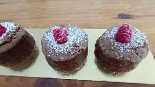 Recette du Fondant au Chocolat cœur coulant Framboise [upl. by Analihp14]