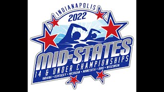 2022 Mid States All Star Championships Girls 1114 1650 North Pool [upl. by Evita45]