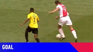 ICONIC IBRAHIMOVIC Solo Goal  Ajax  NAC Breda 22082004  Goal [upl. by Nylhtac797]