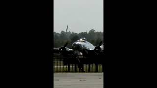 Yankee Lady B17 Flying Fortress lands at Greenville Downtown Airport [upl. by Kay813]