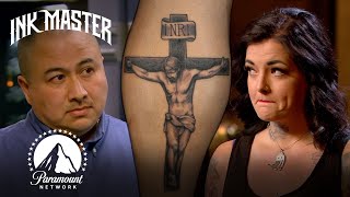 3 Angry Canvases 1 Artist Will Emily Overcome This Blitz  Ink Master Redemption Story [upl. by Ellon]