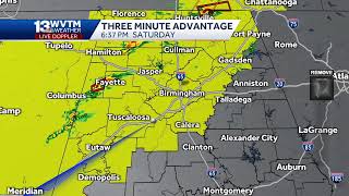 Alabama Severe Weather WVTM 13 Live Doppler Radar [upl. by Nosnaj]