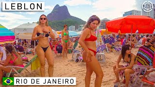 🇧🇷 Leblon Best Beach RIO DE JANEIRO Brazil 【4K】2022 [upl. by Dustin]