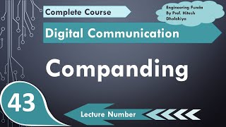 Companding basics block Diagram amp working in Digital Communication by Engineering Funda [upl. by Forster]