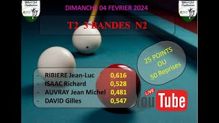 LBCVL  3 Bandes N2 Tour 2  Billard 4 [upl. by Leahcam281]