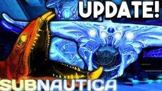 Subnautica  NEW WARPER SOUNDS IN GAME NEW GHOST LEVIATHAN ROAR UPDATED LAVA LIZARD  Gameplay [upl. by Tuck883]