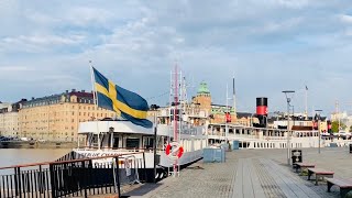 Stockholm Walks Djurgården  Strandvägen  Stureplan [upl. by Torrin]