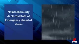 McIntosh County declares State of Emergency ahead of storm [upl. by Anrat605]