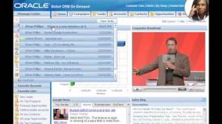 Siebel CRM On Demand Web 20 Features Demo [upl. by Ann772]