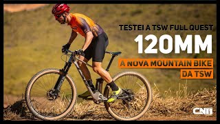 Testei a Mountain Bike TSW Full Quest 120mm  Café na Trilha [upl. by Dimitry]