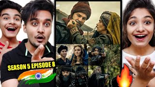 Indian Reaction  Ertugrul Ghazi Urdu Season 5 Episode 8  Gunduz and Irene First Meet  Ilbilge [upl. by Annayrb]