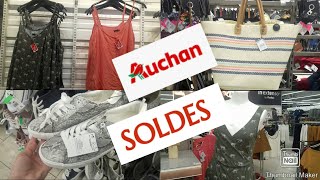 AUCHAN ARRIVAGE  SOLDES AUCHAN 09 JUILLET 2020 [upl. by Oilime802]