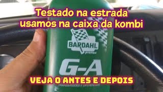 Bardhal GA  teste prático na caixa da KOMBI  comparativo antes e depois do produto [upl. by Ynottirb]