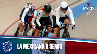 Daniela Gaxiola de México avanza a semifinales de Ciclismo en Pista Keirin Femenino  París 2024 [upl. by Divadnoj667]