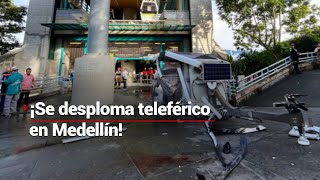 ¡FATAL ACCIDENTE EN COLOMBIA Se desploma teleférico con 10 pasajeros a bordo [upl. by Sabba]