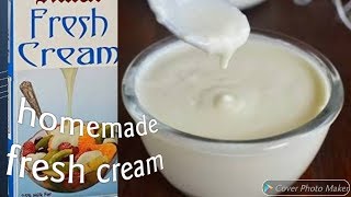 இனி Fresh cream விட்டிலேயே செய்யாலாம்How to make fresh cream at home in easy method [upl. by Atlante]