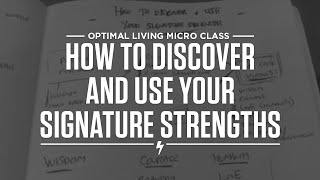 How to discover and use your signature strengths [upl. by Nylrak]