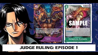 Judge Ruling Episode 1 Rosinante Character Effect vs Kaido On Play Effect [upl. by Niac408]