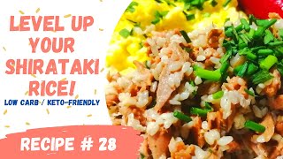 LEVEL UP YOUR SHIRATAKI RICE  KETOFRIENDLY RICE  Ai Can Cook [upl. by Elletsirhc]