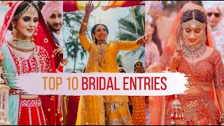 Top 10 Bridal Entry Ideas  Bridal Dance amp Solo [upl. by Lexis]