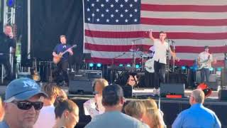 Crazy Horses with Chris and Donny Osmond  Derek Roberts on Guitar at Draper Days 2022 [upl. by Nileuqaj]