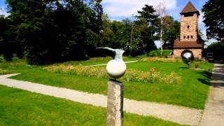 Der Goldsteinpark in Bad Nauheim aus der Vogelperspektive FULL HD 1080p [upl. by Areek]