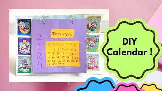 DIY Calendar for kids  📆 calendar schoolproject diy [upl. by Piotr123]