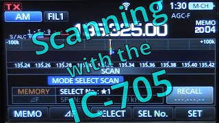 IC705 A2Z 15  Scanning functions [upl. by Millard]