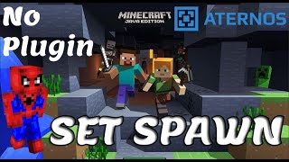 ✔️ Minecraft Set Spawn Aternos Server Java Edition  No Plugin Needed  STRIKER SAQ  10 OCT 2020 [upl. by Anavahs]