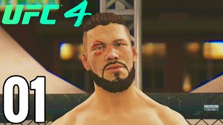 UFC 4 Career Mode Walkthrough Part 1  THE AMATEURS [upl. by Zingale]