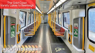 Queensland Rail Vlog 76 Gold Coast  Varsity Lakes to Beenleigh Highspeed [upl. by Anowahs]