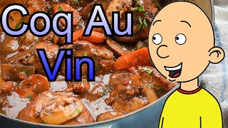 How to Make Coq Au Vin  Cooking With Caillou [upl. by Odlopoel282]