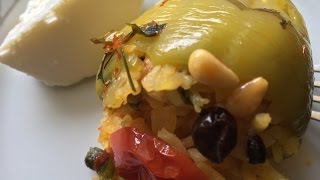 Turkish Stuffed Bell Peppers  Ramadan Recipes  Episode 220  Baking with Eda [upl. by Akcire]