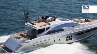 ITA AZIMUT 77S  Prova  The Boat Show [upl. by Akinoj]