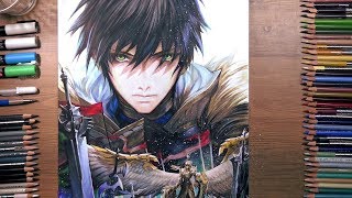 Seven Knights Rudy  speed drawing  drawholic [upl. by Nola918]