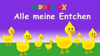 Kinderlieder zum Mitsingen  Alle meine Entchen KIDDYBOXTV [upl. by Helene337]