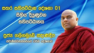 Galigamuwe Gnanadeepa Thero  සතිපට්ඨාන දේශනා 1 [upl. by Tippets893]