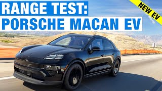 Porsche Macan EV Highway Range Test  Behind the Wheels of Porsche’s First Electric SUV [upl. by Eelam759]