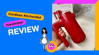 Hand mixer reviewKitchenAid cordless hand mixer [upl. by Galasyn]