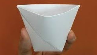 How To Make A Paper Cup That Holds Water HD [upl. by Hickey]