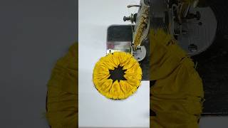 Mind blowing idea  Fabric sunflower making shorts sunflower fabricflowers viral [upl. by Moreta]