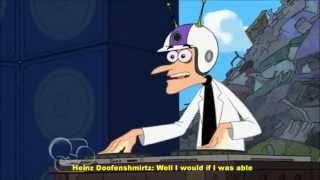 Phineas and Ferb Musical Cliptastical Countdown II  Theres A Platypus Controlling Me Lyrics [upl. by Tyrone]