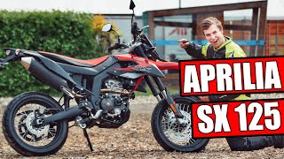 Aprilia SX 125CCM SUPERMOTO 2019  MOTORRAD TEST [upl. by Amre]