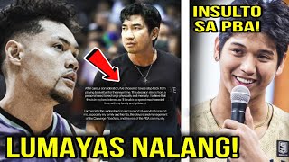 UMALIS NALANG BIGLA ADRIAN WONG NAGSAWA NA KAKABANGKO NAINSULTO ANG PBA SA GINAWA NI TAMAYO [upl. by Bubb]