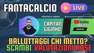 FANTACALCIO 6° GIORNATA  TI AIUTO A SCHIERARE LA MIGLIOR FORMAZIONE [upl. by Eillah]