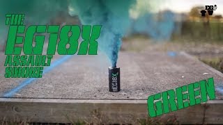 Enola Gaye EG18X Green Smoke Grenade [upl. by Saberhagen]