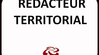 redacteur territorial [upl. by Eleda]