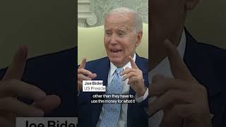 Biden Says He Tried to Stop Plans to Add to Trump’s Border Wall [upl. by Aniale]